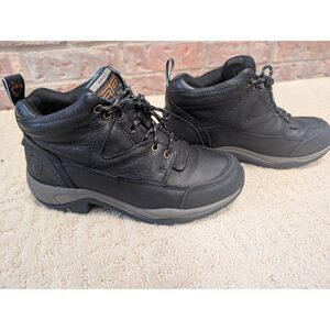 Ariat Terrain H2O Waterproof Boots Women Size 6.5B Black Style 10038423 Lace up